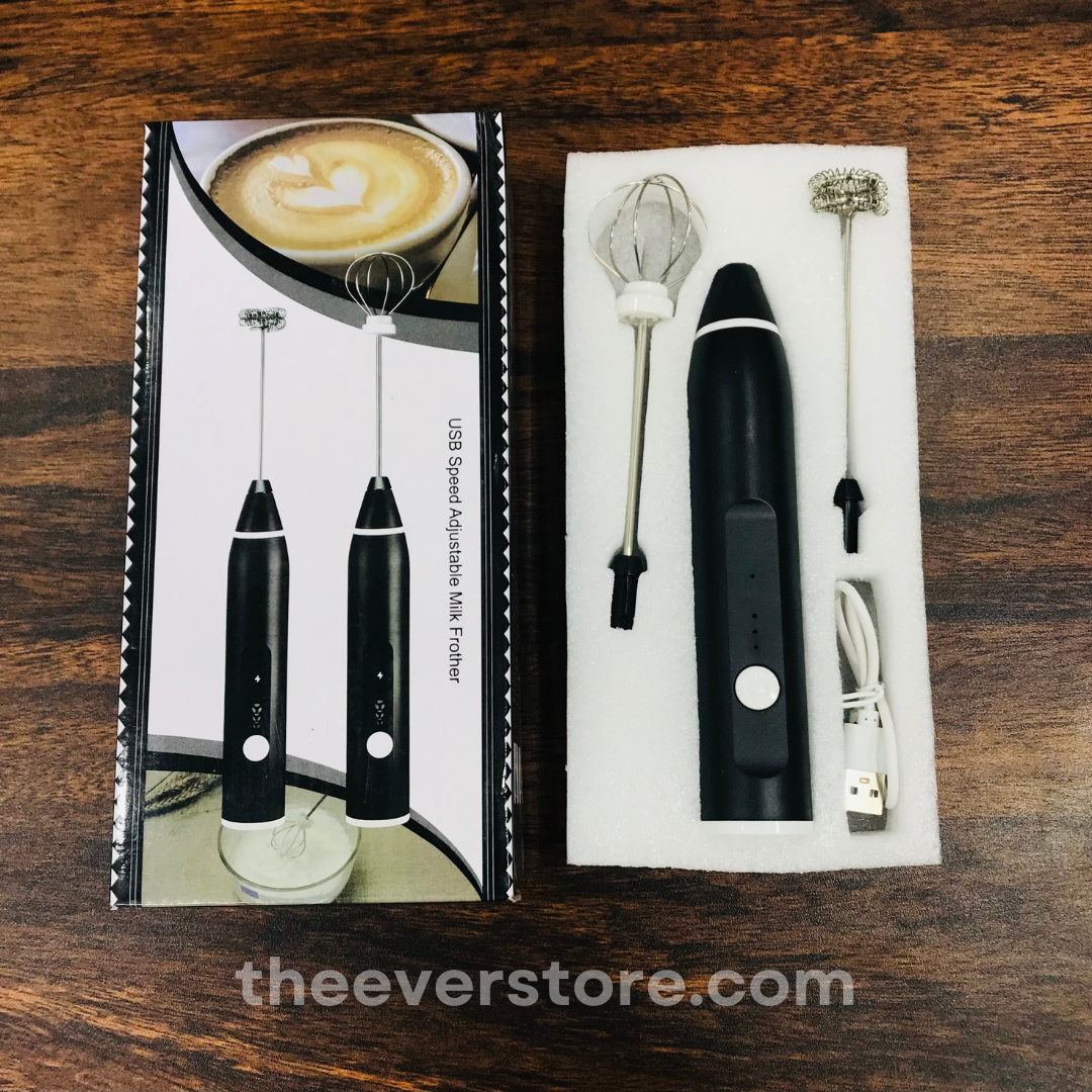 2 in 1 Imported  Rechargeable Coffee Beater & Milk Frother | Egg Beater