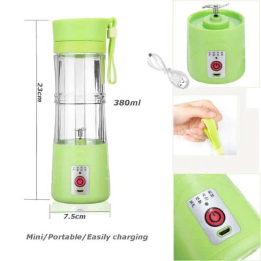 Mini Portable Juicer Blender USB Rechargeable 380ml