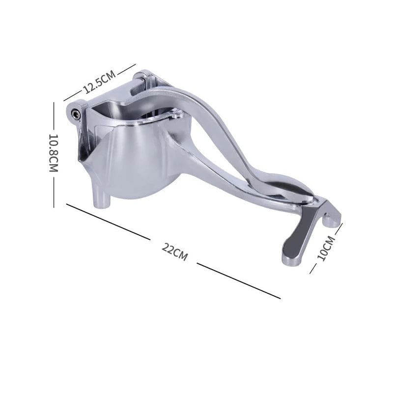 Manual Juice Squeezer, Portable Aluminum Alloy Hand Pressure Juicer, Heavy Duty Single Press Juice Squeezer, Real Stainless Steel Lemon Squeezer