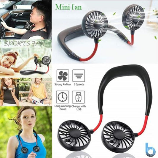Mini Sports Fans 3 Gears Wearable Sport Fan
