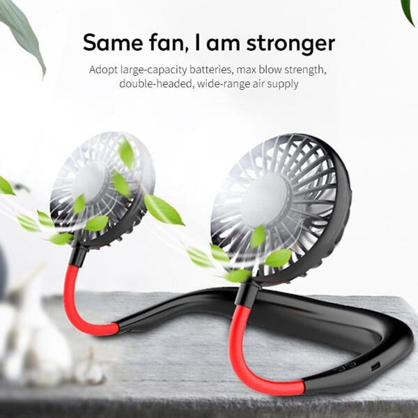 Mini Sports Fans 3 Gears Wearable Sport Fan