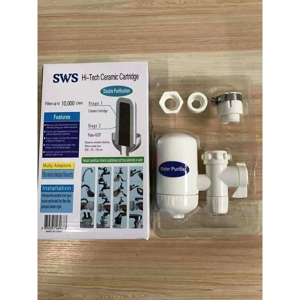 SWS Ceramic Cartridge Water Purification Tap Faucet Water Filter Purifier